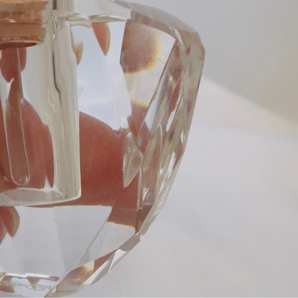 Lot of 3 Miniature Clear Glass Faceted Perfume Bottles with Daubers - Picture 7 of 16